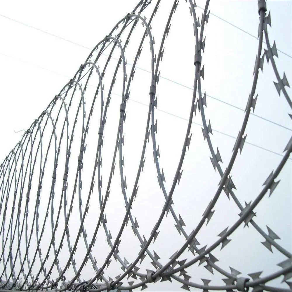 high security razor barbed wire/ razor blade barbed wire