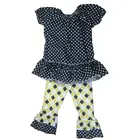 2015 benifun baby girl ruffle outfits spring top and pants set kids boutique outfits for girls