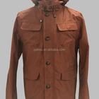 100% polyester melange effect fabric men outdoor jacket