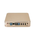 Yanling competitive mini pc i3 i5 i7 6th Gen CPU single lan 4K HD TV box small gaming computer with 3HD