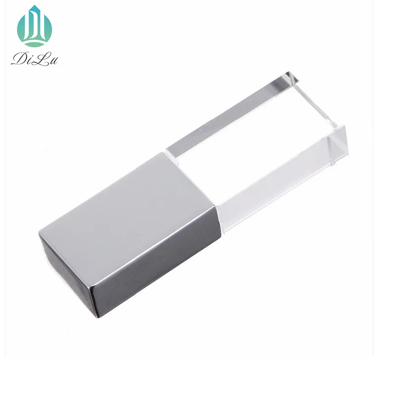 High-speed Mobile Computer Custom 3D Logo Wood Acrylic Crystal Usb2.0 Flash Drive Usb Memory Sticks