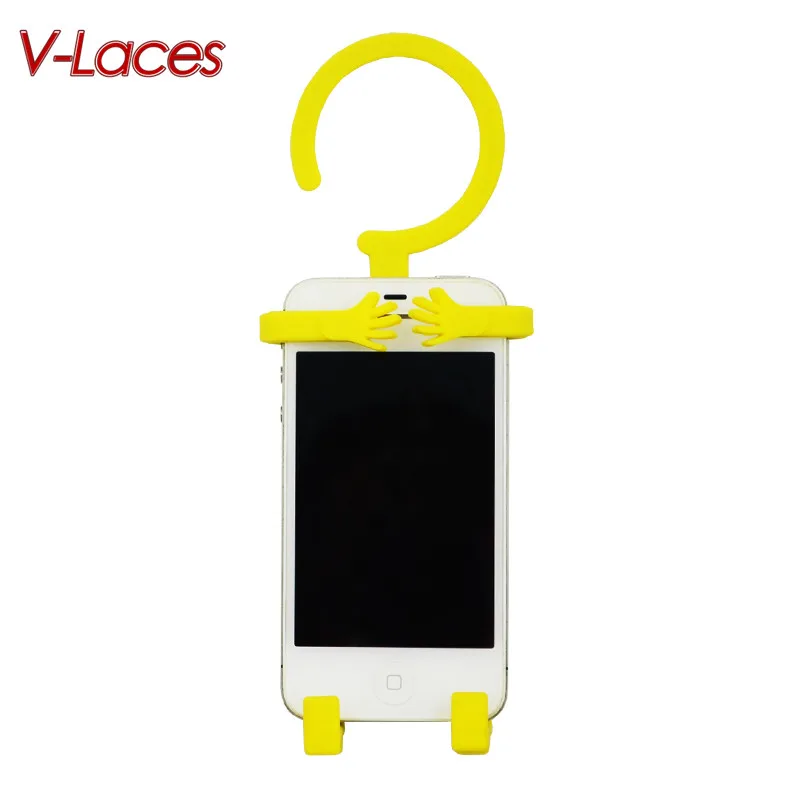 One Dollar Items Promotion Customized Hand Phone Holder Cell Funny