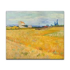 Village Natural Scenery Autumn harvest landscape wall art oil painting on canvas