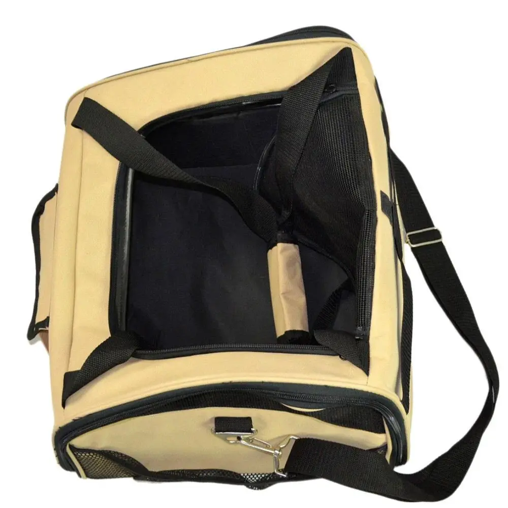 Pet Gog Puppy Car Seat Travel Bag Portable Carrier Crate Safe Cage House