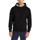 fashion gym black yellow winter custom print 100% cotton mens hoody
