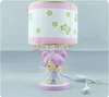 Lovely girl figurine Kids gifts resin study table lamp