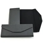 Glasses Sunglasses Box PU Black Glasses Case Custom Folding Sunglasses Box