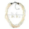 Wholesale Big Necklace Freshwater Pearl Jewelry Set For Jewelry Making