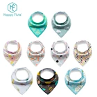 Happy Flute baby bandana drool scarf bibs cotton baby bandana bibs
