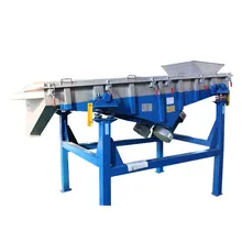 Pet food rectangular linear vibrating screen