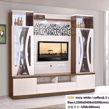 China Home Goods White And Coffee Color Tv Stands Wooden Glass Tv Showcase Designs For Hall Buy Lcd Tv Showcase Designs For Hall Modern Tv Stand