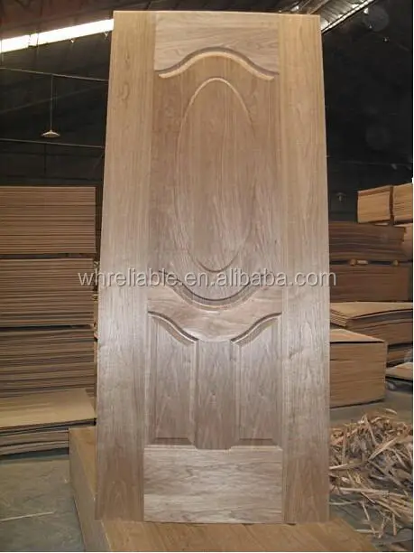 picture of red oak wood veneer door skin