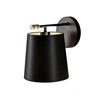 Modern Popular Hotel Bedside Black Fabric Shades wall sconce vintage Wall Lamp