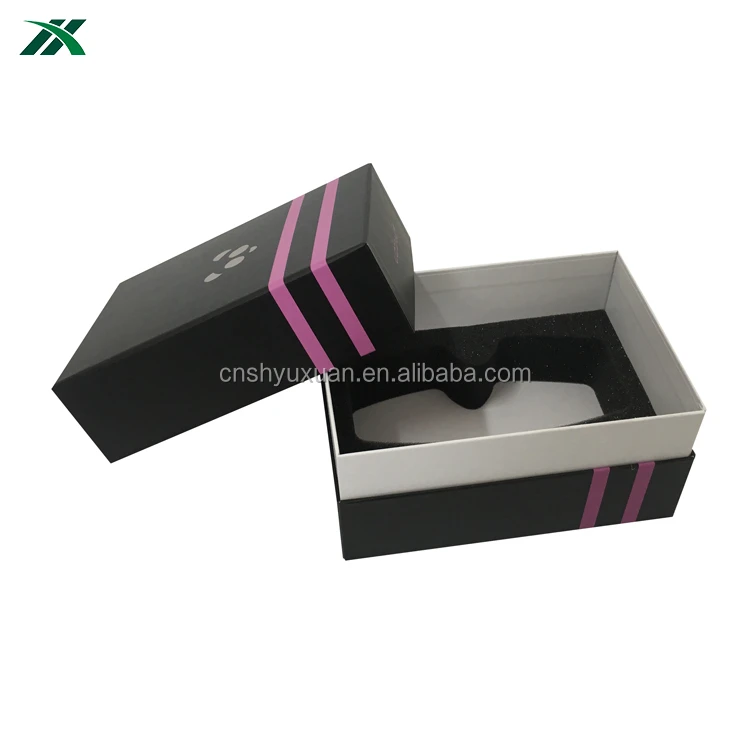 luxury printed cardboard baseball cap box with lid