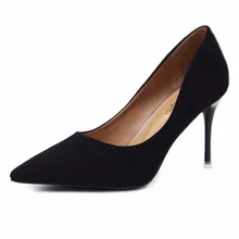 2018 Italian Fashion Lady Pumps Heel Dinner Shoes