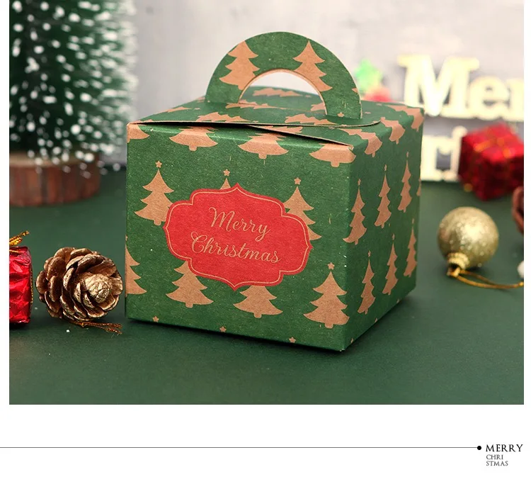 wholesale creative christmas eve apple candy packaging paper