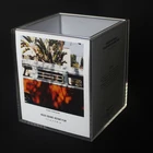 Hot Sale Amazon Small Picture Frame Clear Acrylic Fridge Magnet Photo Frame