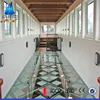 laminated decorative tempered glass flooring glass floor tile raw material glass board flooring