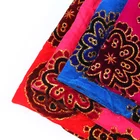 Middle east golden gold foil velvet fabric high quality for fancy dress