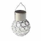 New Solar Colorful Hanging Lights Glowing Magic Ball Lawn Garden Lights With LED Light Control Sensor Function