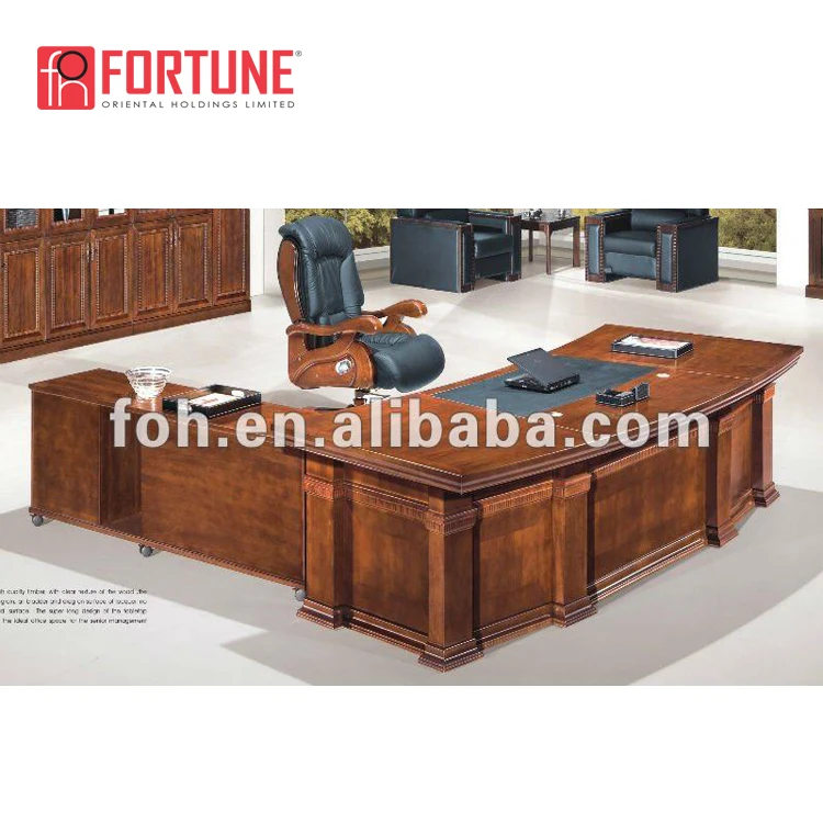 Antique Solid Wood Executive Desk Large Foh 2333 Buy Wood