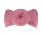 Baby Headbands European and American Style Soft Elastic Round Knot Nylon Wide Hair Band for Boys Girls Kids