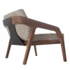 2016 scandinavian living room furniture fabric single seater wood sofa chairs