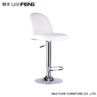 anji furniture co ltd Procurement service New design adjustable chrome legs PU seats swivel aluminum bar stool