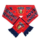 Screen print cheap fleece promotional scarf