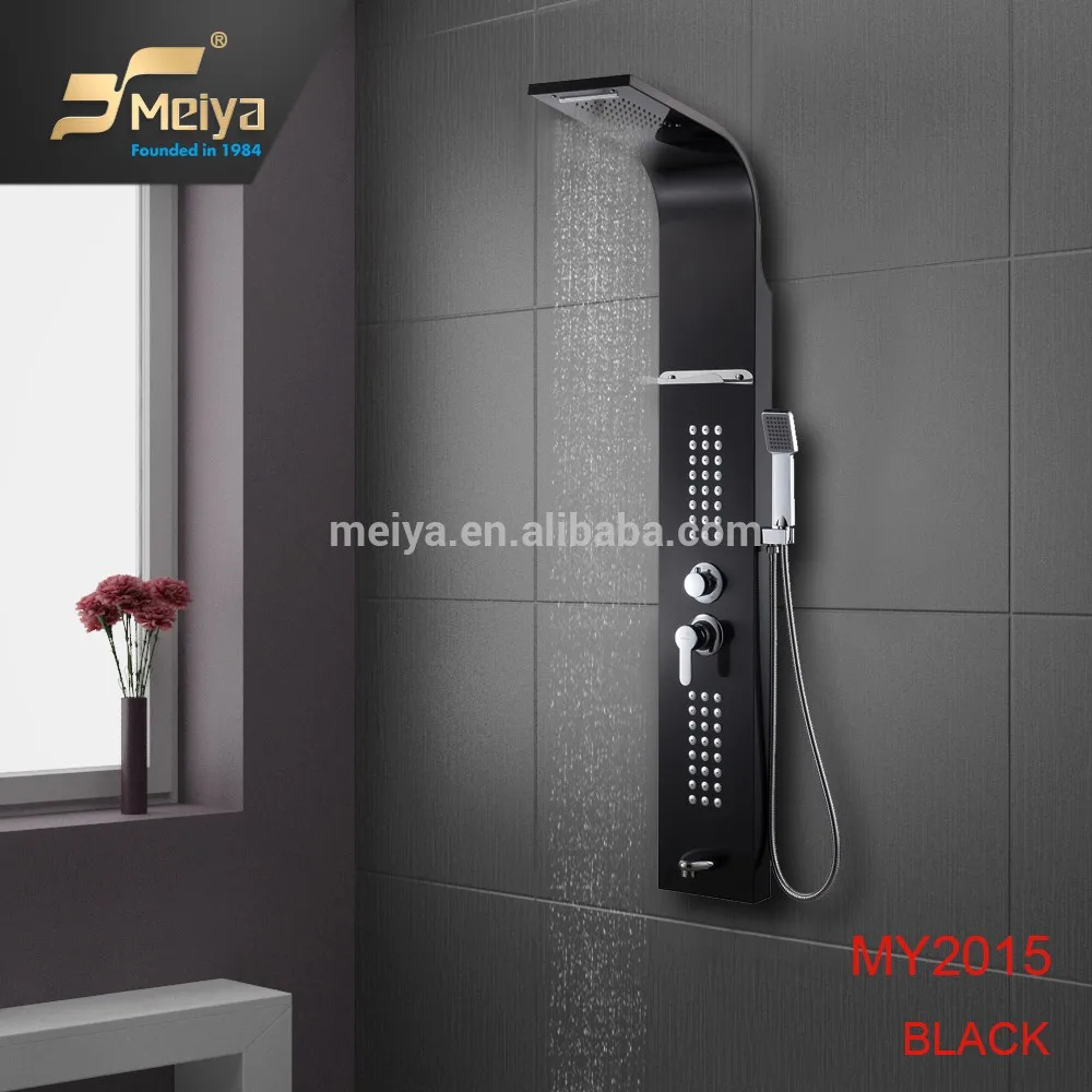 wall-mounted-multifunctional-SPA-shower-panel-in