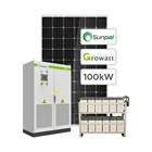 Sunpal 30KW 50KW 100KW 120KW 150KW ソーラーシステム 200KW 工業ソーラー電源システム