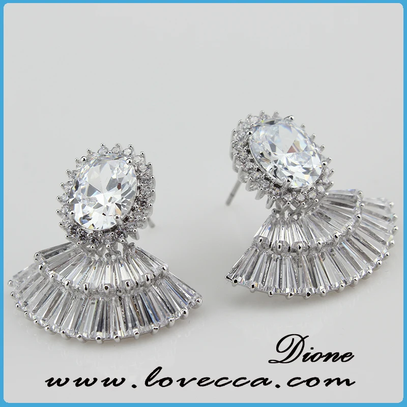 Top grade carystal earring product,rhinestone earring,wholesale lady party earring jewellery