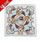 wholesale custom printed branded silk bulk turkish square scarf