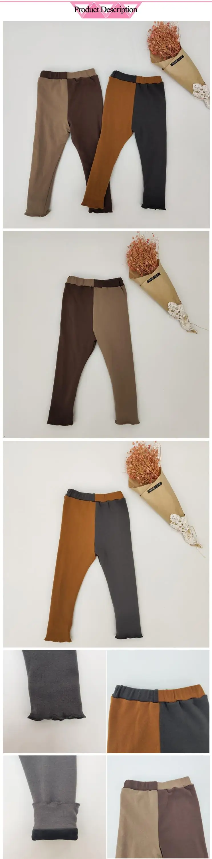 custom sport leggings kids pants girls winter leggings