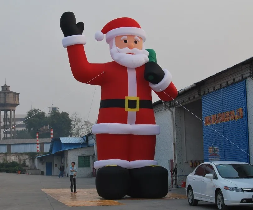 santa claus air dancer