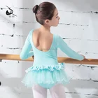 09BL1202 Kids Long Sleeve Ballet Dance Performance tutu Ballet tutu