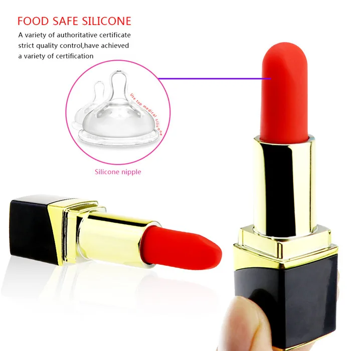 Hot Selling Women Sex Toy Vibrator Mini Lipstick Vibrator Usb