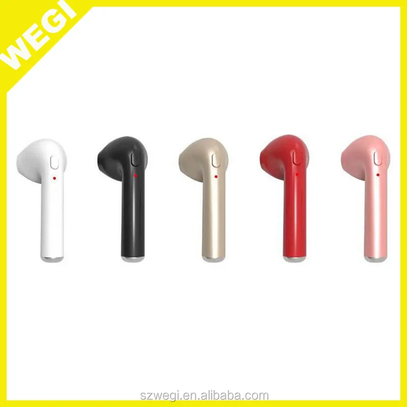 2017 bt Single Earbud v4.1+EDR Wireless Left Earpiece Handsfree Stereo Earphone i7 - ANKUX.COM