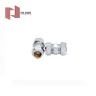 Factory direct price Coupling chrome plated brass fitting