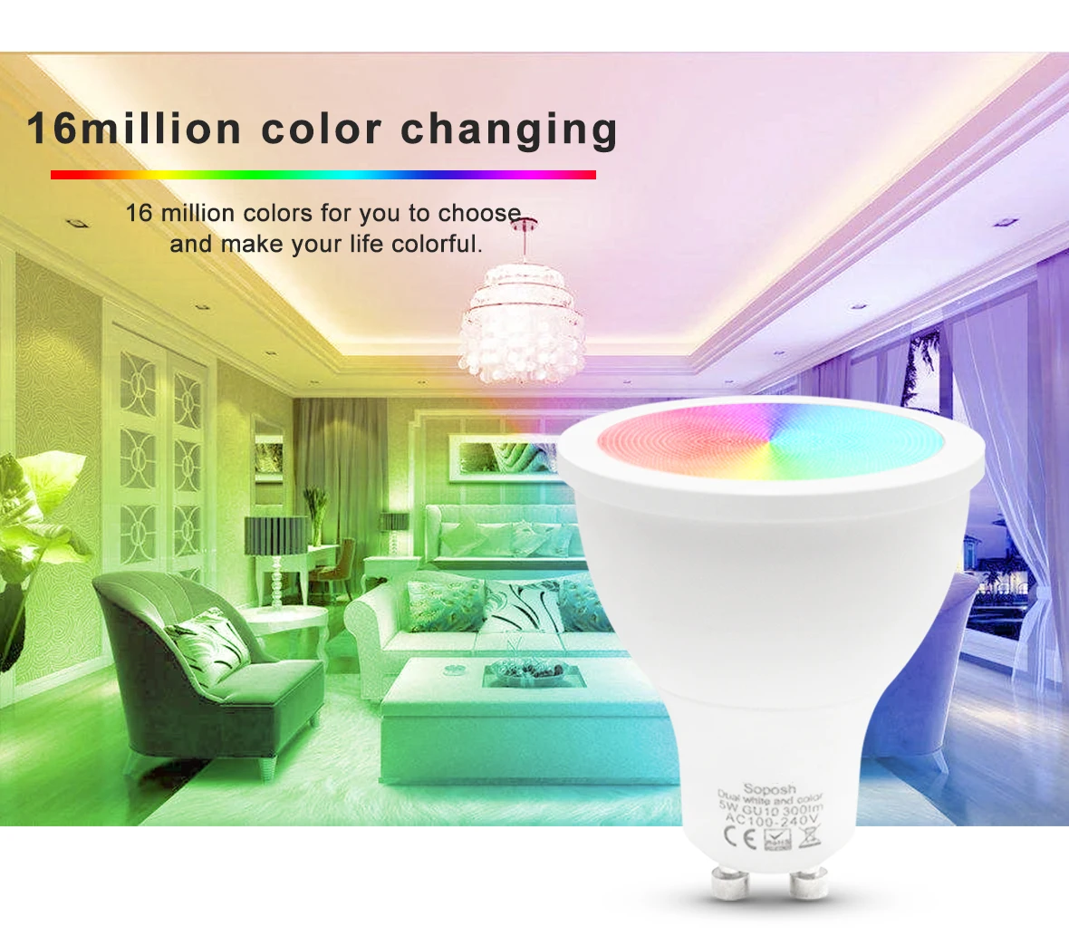 Wi-Fi Smart Zigbee 12V Dc Led Light Bulb With Smart Charge - ANKUX.COM