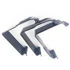 High quality metal stamping black e-coating v shape spring crate clip for wooden crates