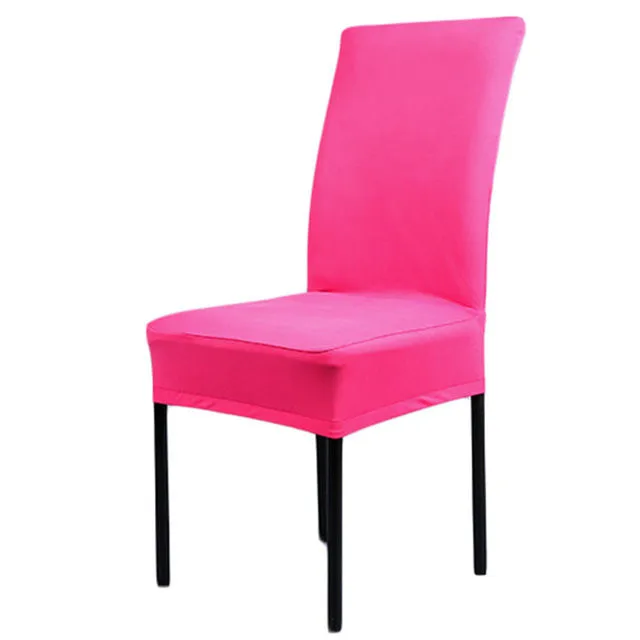 New Year Home Chair Cover wedding decoration Solid Colors Polyester Spande Dining Chair Covers For Wedding Party Chair Cover