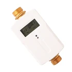 Household smart ultrasonic dn15 digital water flow meter with pulse output