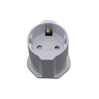 3 Pin EU to UK Plug Travel Converter Adapter Power Plug