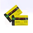 Custom design RFID name card PVC transparent 13.56mhz business NFC card