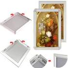 Aluminum snap picture photo frame a4 size with round or mitred corner