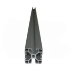 Custom White T Slot Half Round Shape Profile Aluminum Extrusion