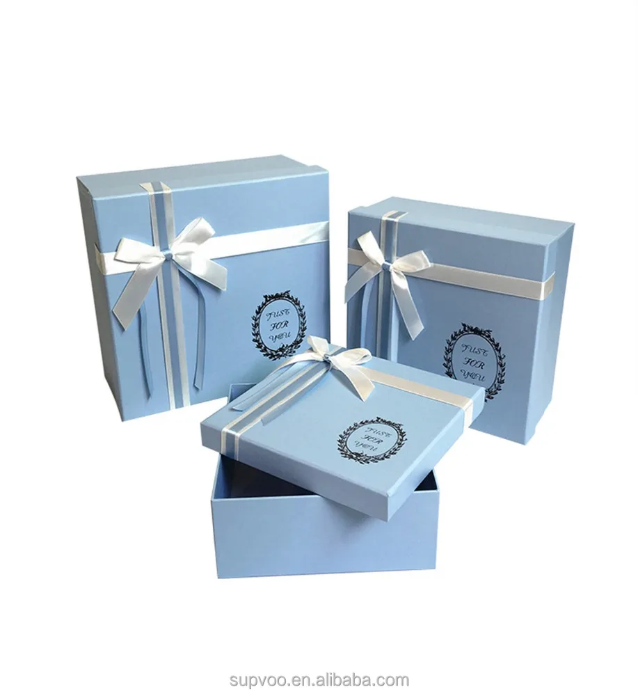 diretcy supply custom decoration lids cardboard gift boxes with