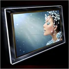 Acrylic Table Top Display Led Light Display Ultra Thin Advertising Acrylic Table Top Led Lighting Menu Board Display