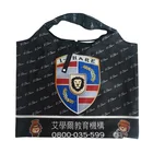 Customized Printed Eco Black Messenger Waterproof tote handle shopping polyester bag natural